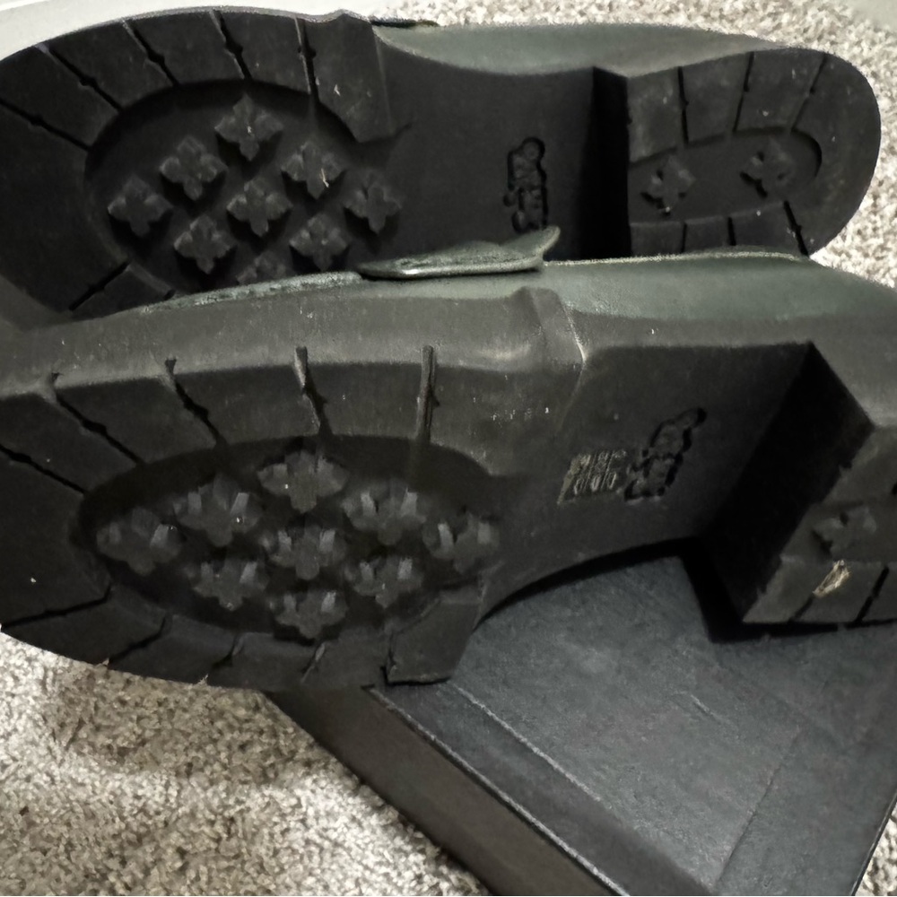 Coach Olive Green Leather Women Loafers - Picture 5 of 5